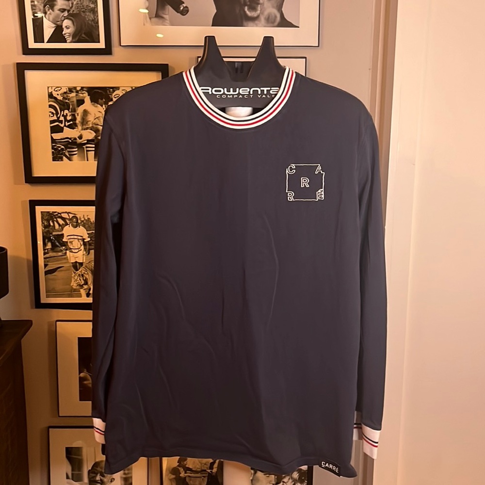 Carré Large Navy Long Sleeve - Made in Paris